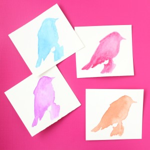 Watercolors for Beginners: Part 3 – Simple Silhouette Art