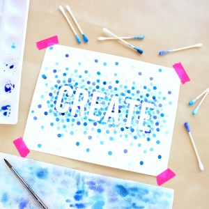 Watercolor for Beginners 4 – Polka Dot Art