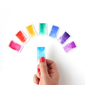 DIY Watercolor Magnets