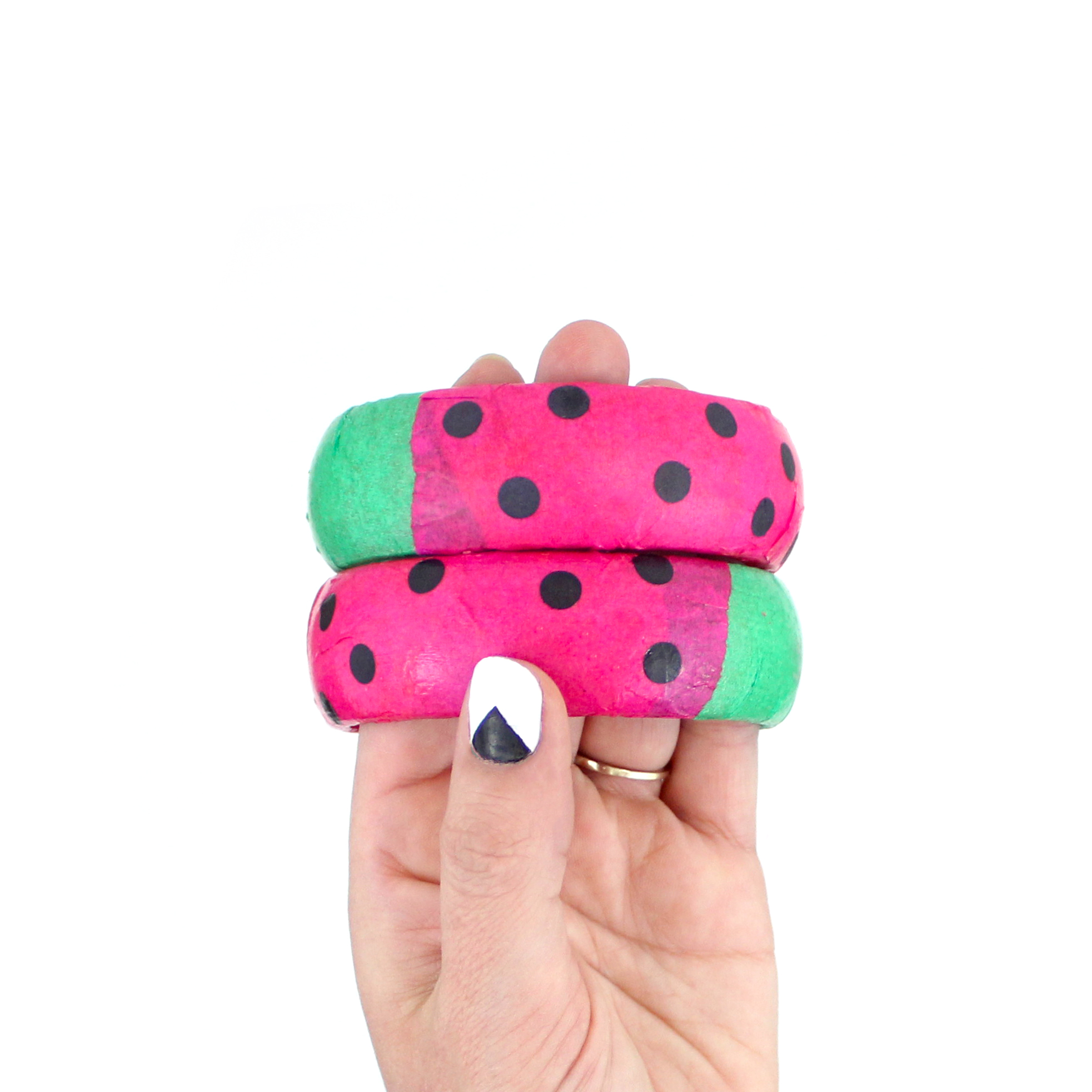 Watermelon DIY Wooden Bracelets