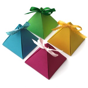 Paper Pyramid Gift Boxes