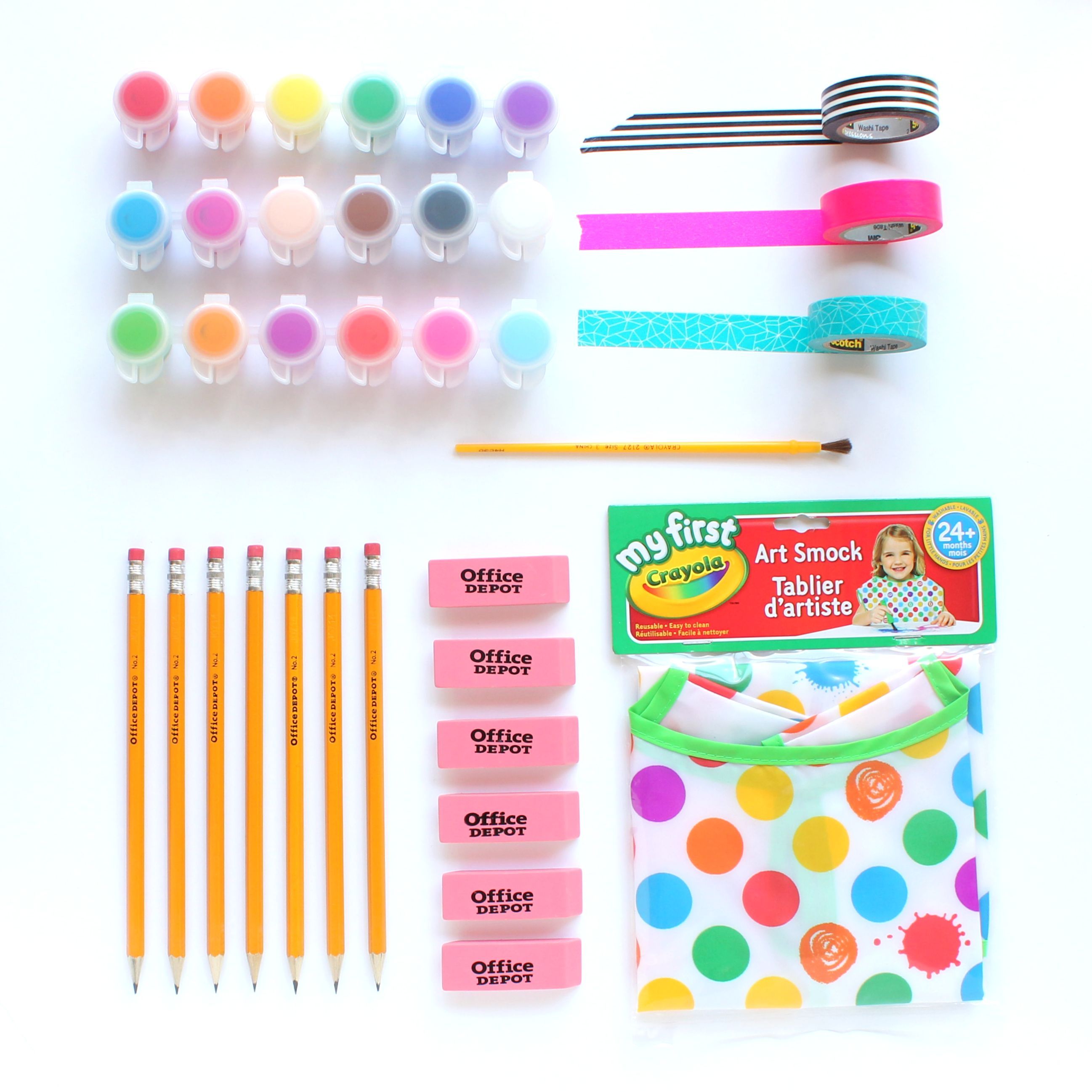 DIY Eraser Stamps Lines Across